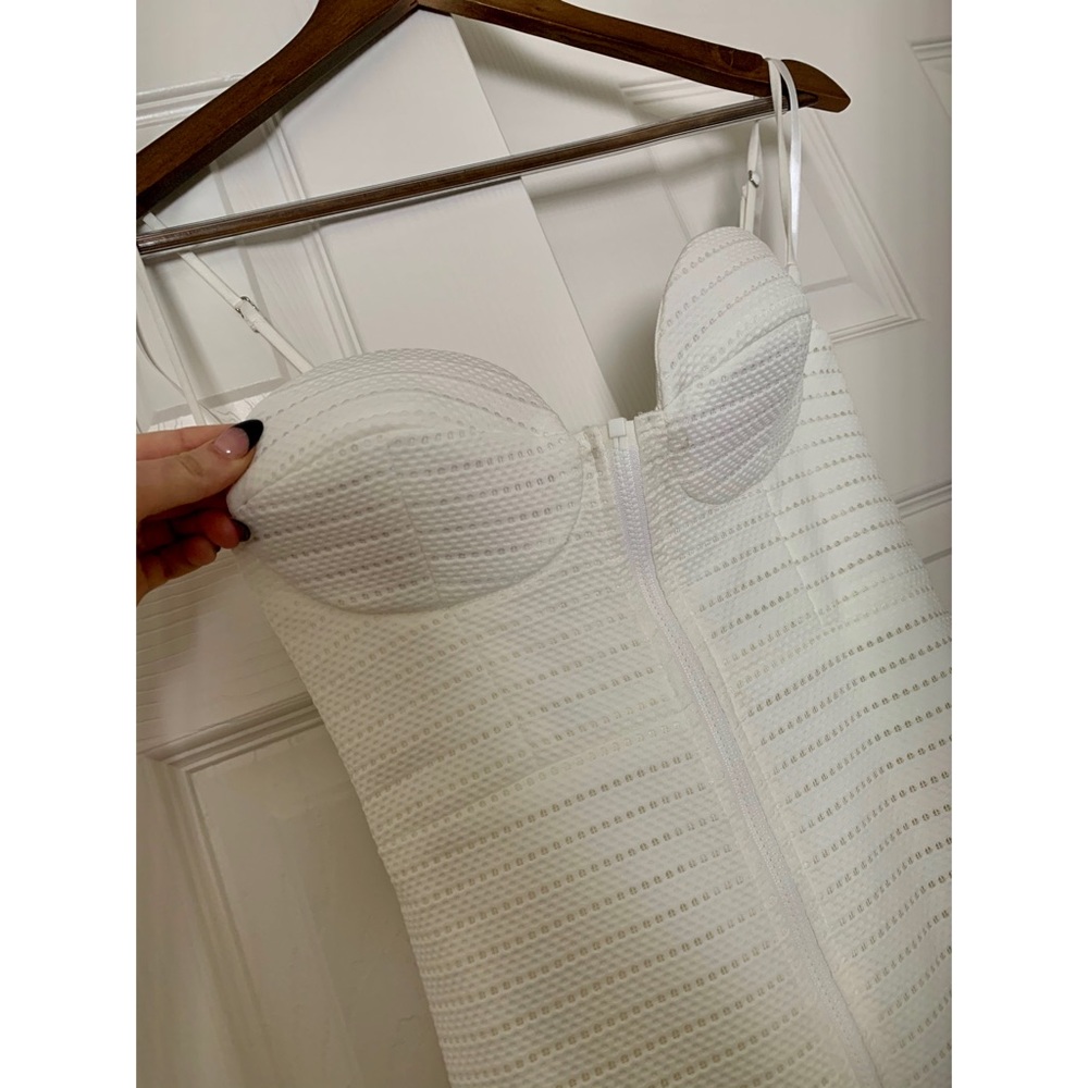 Alice McCall white bodycon midi dress